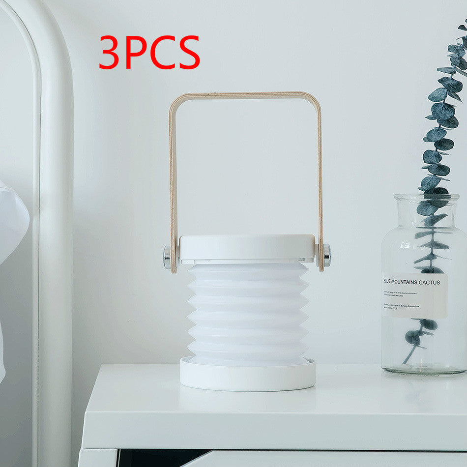 Foldable Portable Lantern Lamp USB Rechargeable For Home Decor