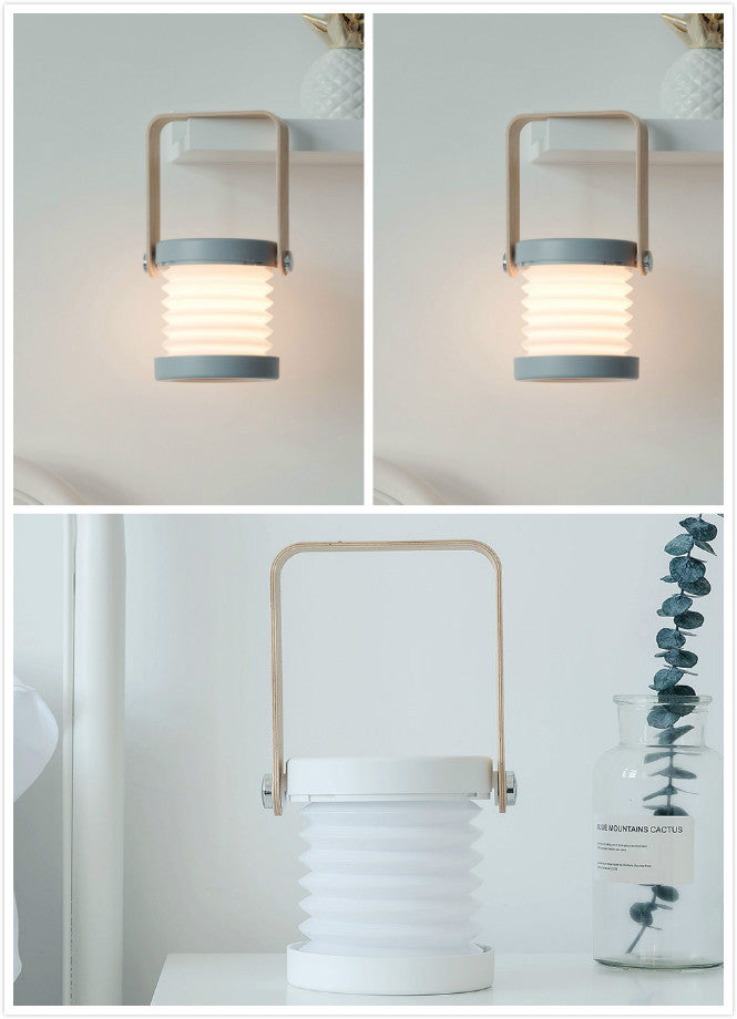 Foldable Portable Lantern Lamp USB Rechargeable For Home Decor
