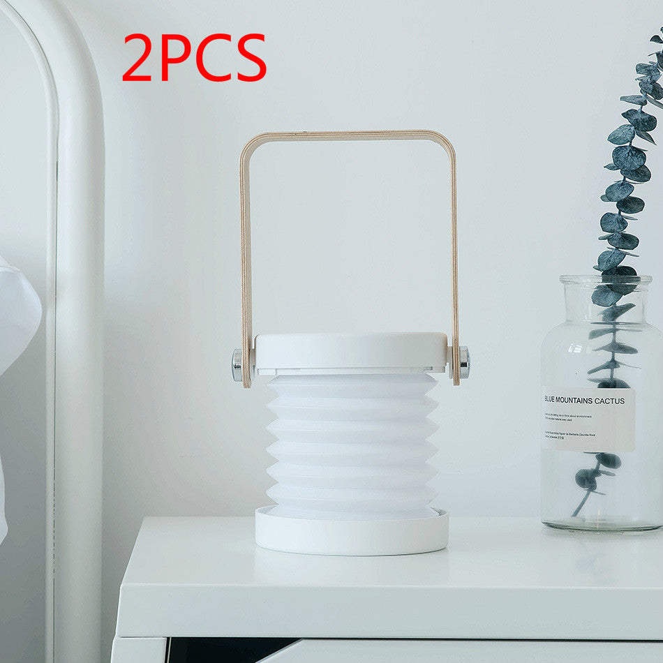 Foldable Portable Lantern Lamp USB Rechargeable For Home Decor