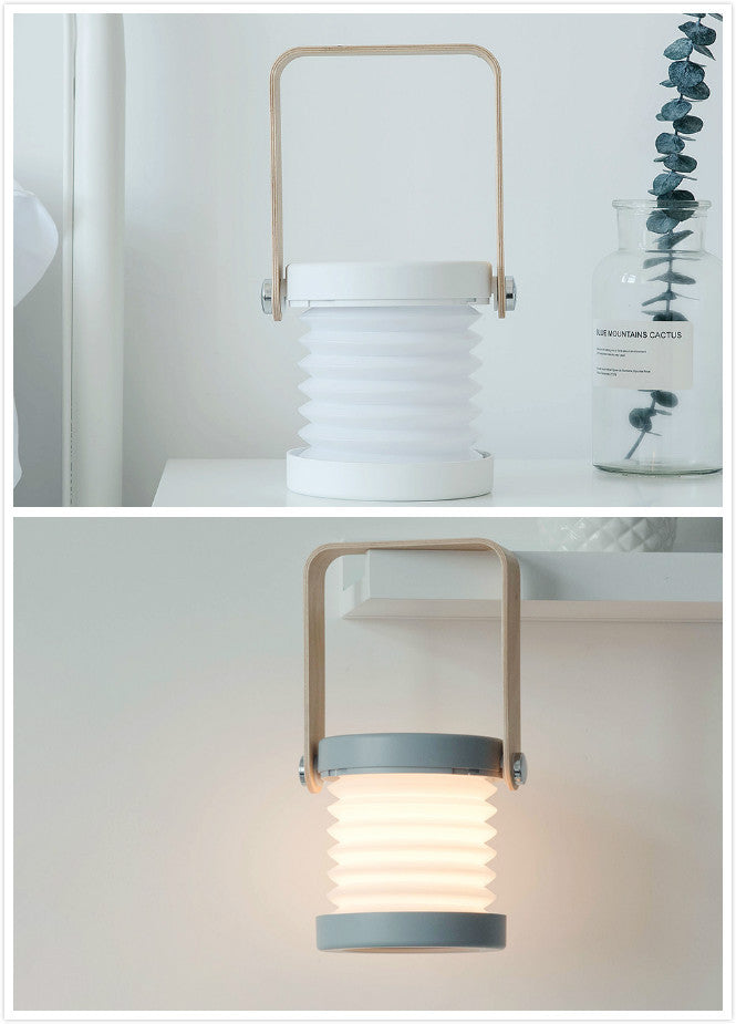Foldable Portable Lantern Lamp USB Rechargeable For Home Decor