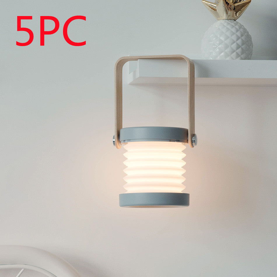 Foldable Portable Lantern Lamp USB Rechargeable For Home Decor
