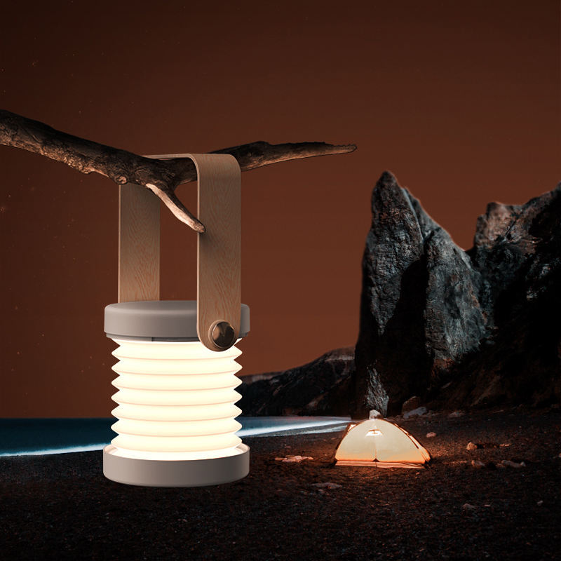 Foldable Portable Lantern Lamp USB Rechargeable For Home Decor